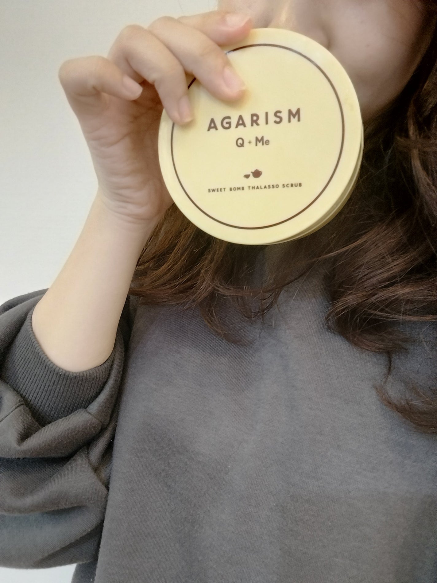 Q+Me スウィートボムタラソスクラブレモンティーの香り/AGARISM/バスト・ヒップケアを使ったクチコミ(4枚目)