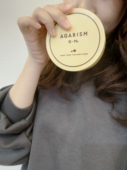 Q+Me スウィートボムタラソスクラブレモンティーの香り/AGARISM/バスト・ヒップケアを使ったクチコミ(4枚目)