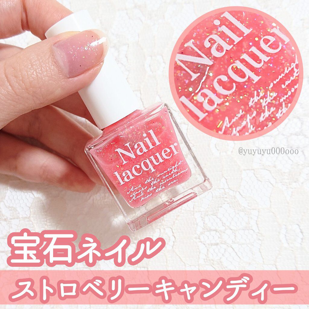 #ストロベリーネイル,#いちごネイル,#宝石ネイルのネイルデザイン