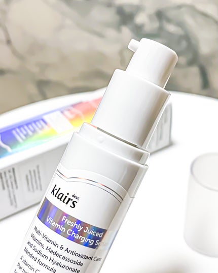 フレッシュリージュースドビタミンチャージングセラム(30ml)/Klairs/美容液を使ったクチコミ(2枚目)