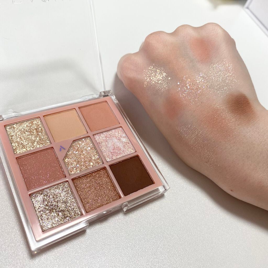 グリッターペディアアイパレット/unleashia/アイシャドウパレットを使ったクチコミ(2枚目)