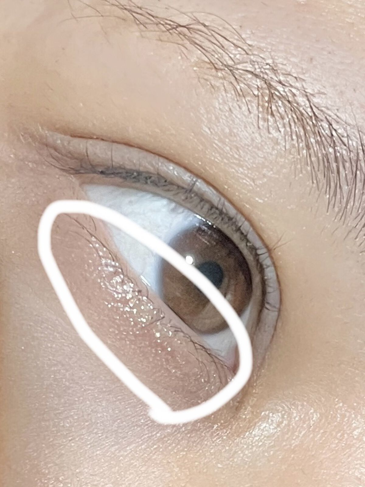 リキッド グリッター シャドウ/rom&nd/グリッターを使ったクチコミ（3枚目）