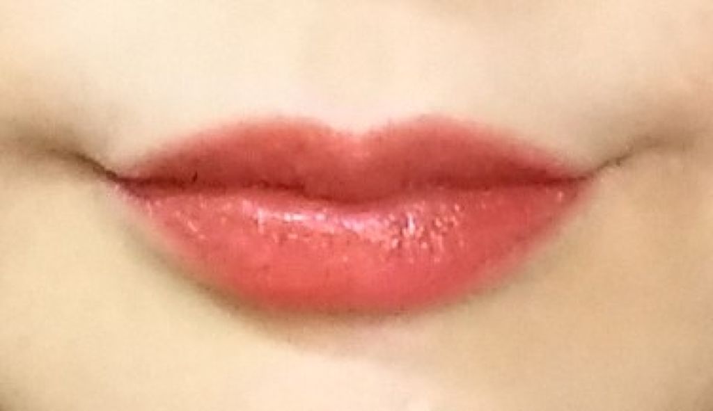 ラスティンググロスリップ/CEZANNE/口紅を使ったクチコミ(4枚目)