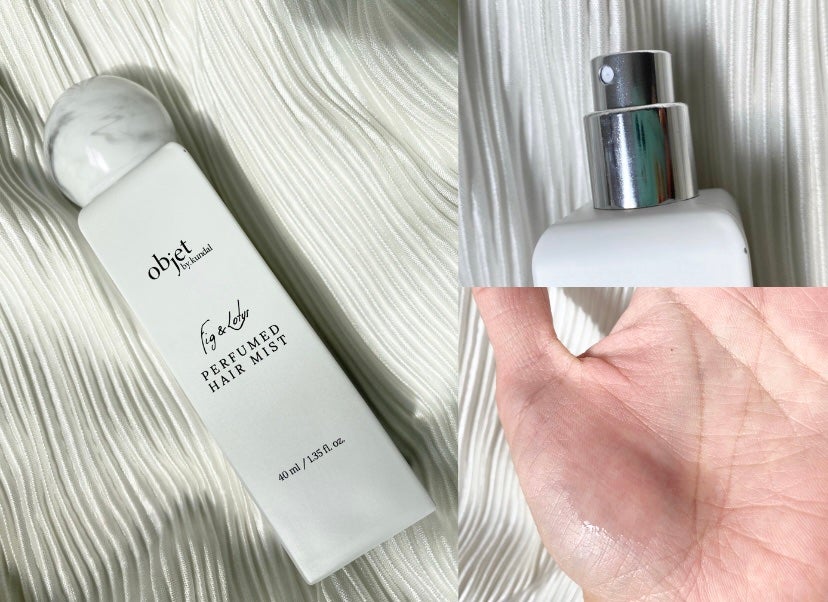 パフュームドヘアミスト ローズペタル/objet by kundal/ヘアミストを使ったクチコミ(2枚目)