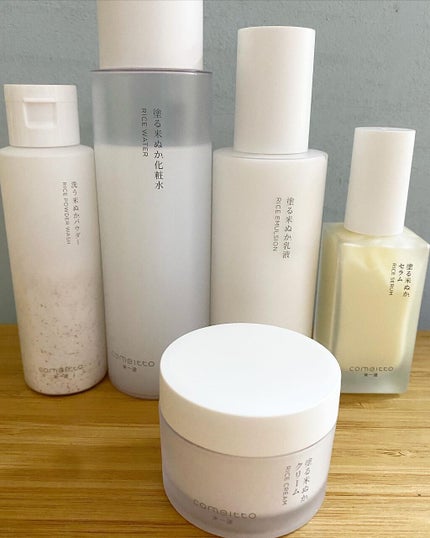 塗る米ぬかクリーム/米一途/フェイスクリームを使ったクチコミ(4枚目)