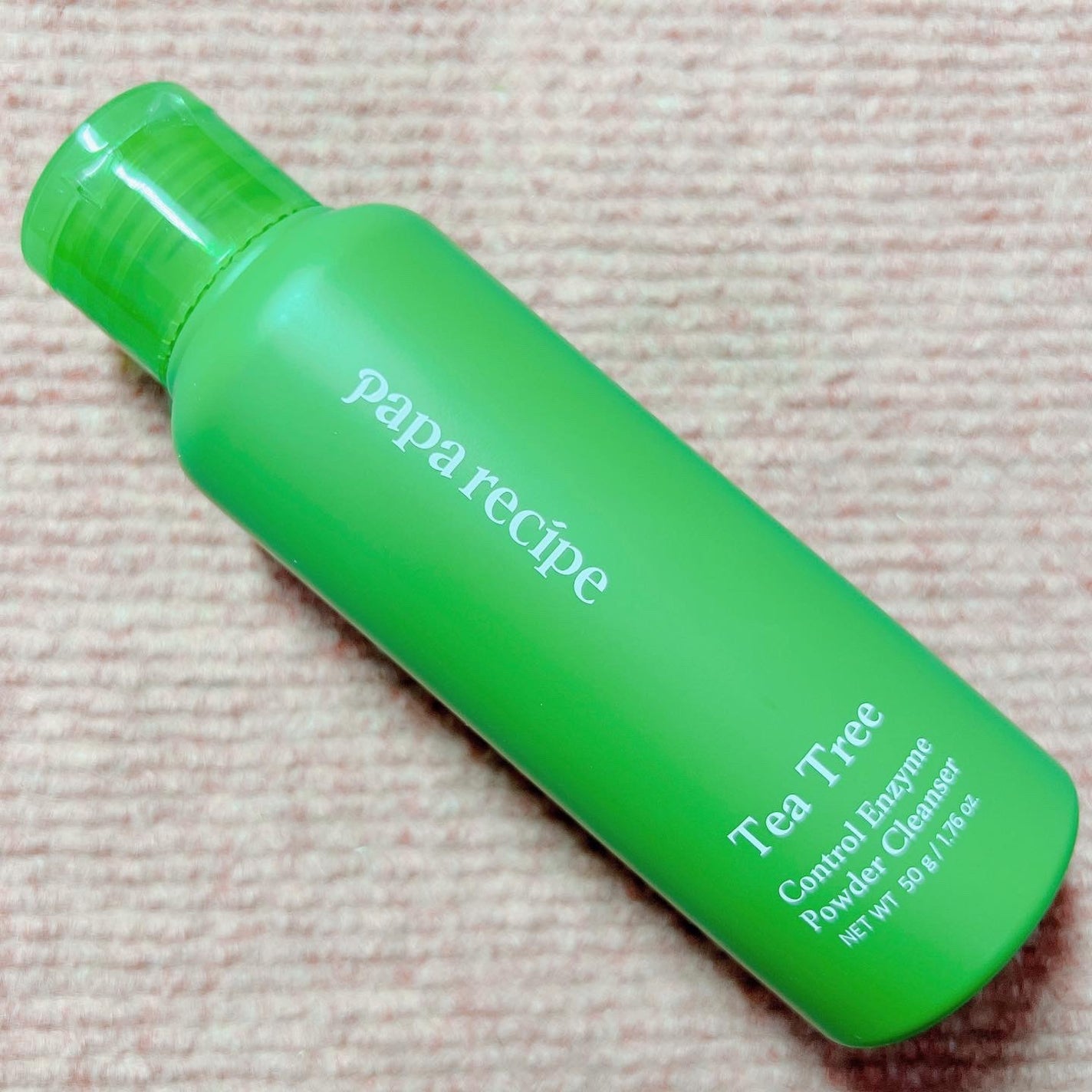 ティーツリーコントロール酵素洗顔パウダー/PAPA RECIPE/洗顔パウダーを使ったクチコミ(1枚目)