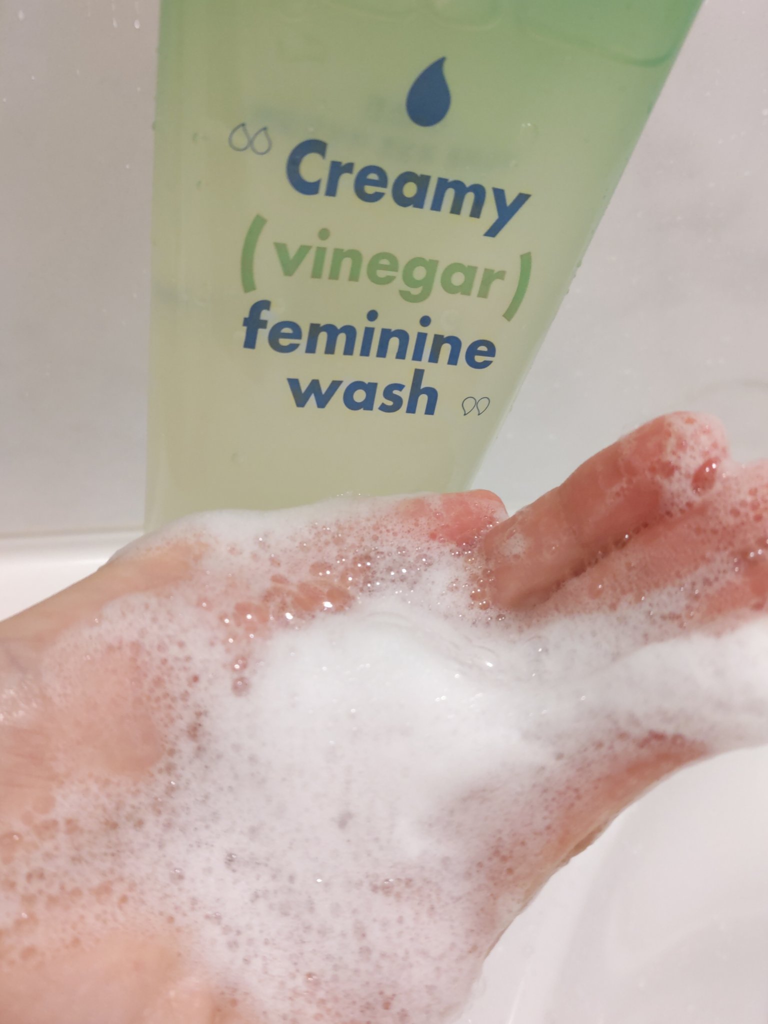クリーミービネガーフェミニンウォッシュ/suiskin/ボディソープを使ったクチコミ（3枚目）