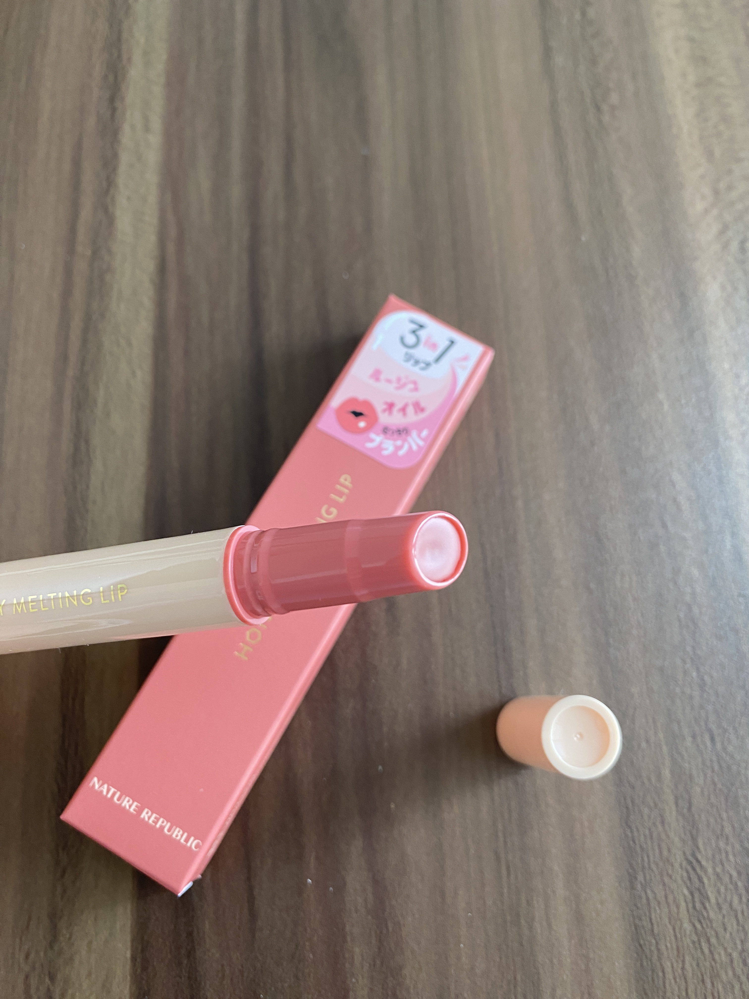 ハニーメルティングリップ/ネイチャーリパブリック/口紅を使ったクチコミ（2枚目）