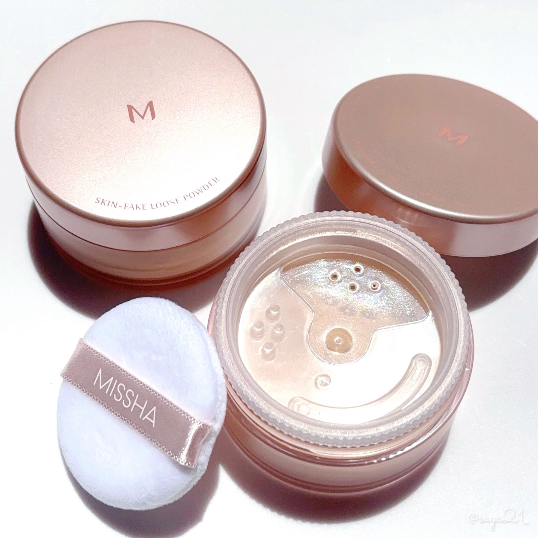 ミシャ Ｍ スキンフェイクパウダー パールイン/MISSHA/ルースパウダーを使ったクチコミ（1枚目）