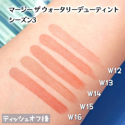 ザ ウォータリー デュー ティント シーズン3/MERZY/リップティントを使ったクチコミ(5枚目)