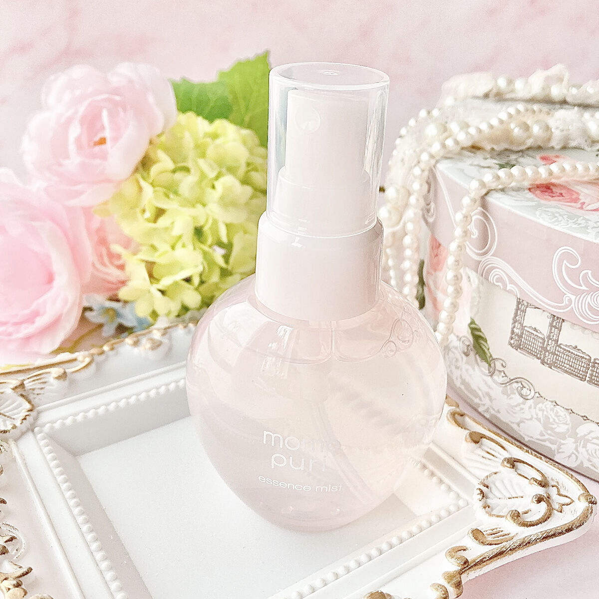 ぷりっと桃肌ミスト/ももぷり/美容液を使ったクチコミ（1枚目）