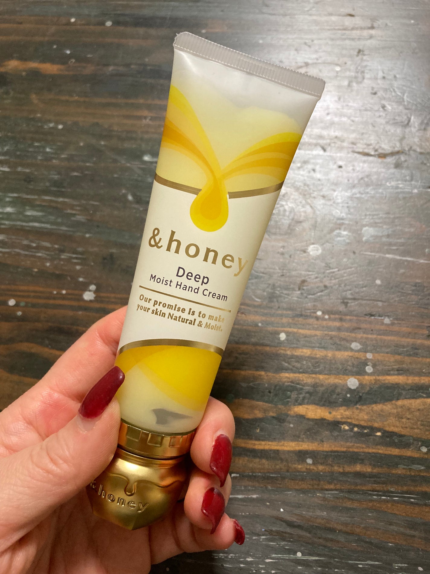 つや子 on LIPS 「&honeyアンドハニー ディープモイスト ハンドクリーム!香..」(1枚目)