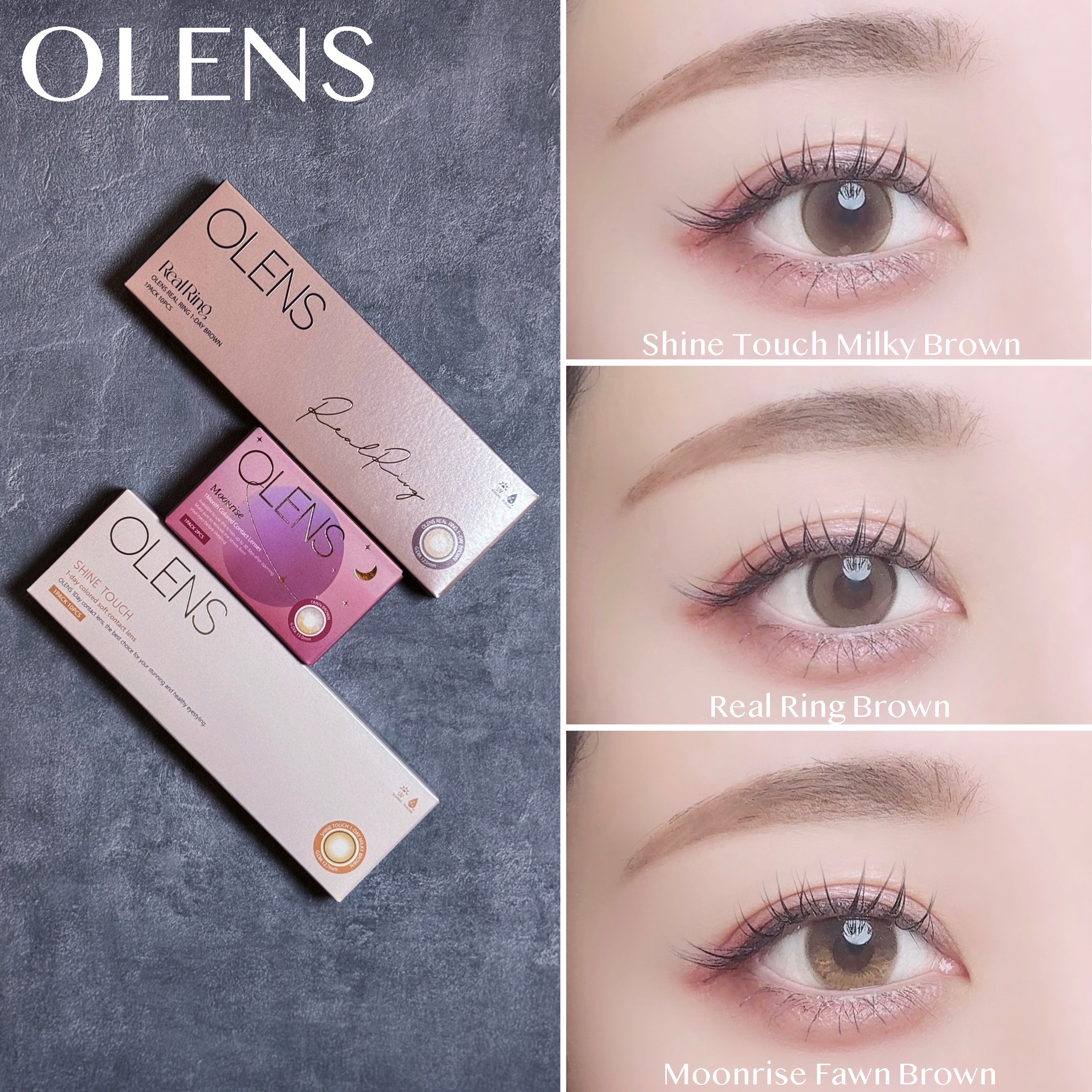 Real Ring 1day/OLENS/ワンデー（１DAY）カラコンを使ったクチコミ（1枚目）