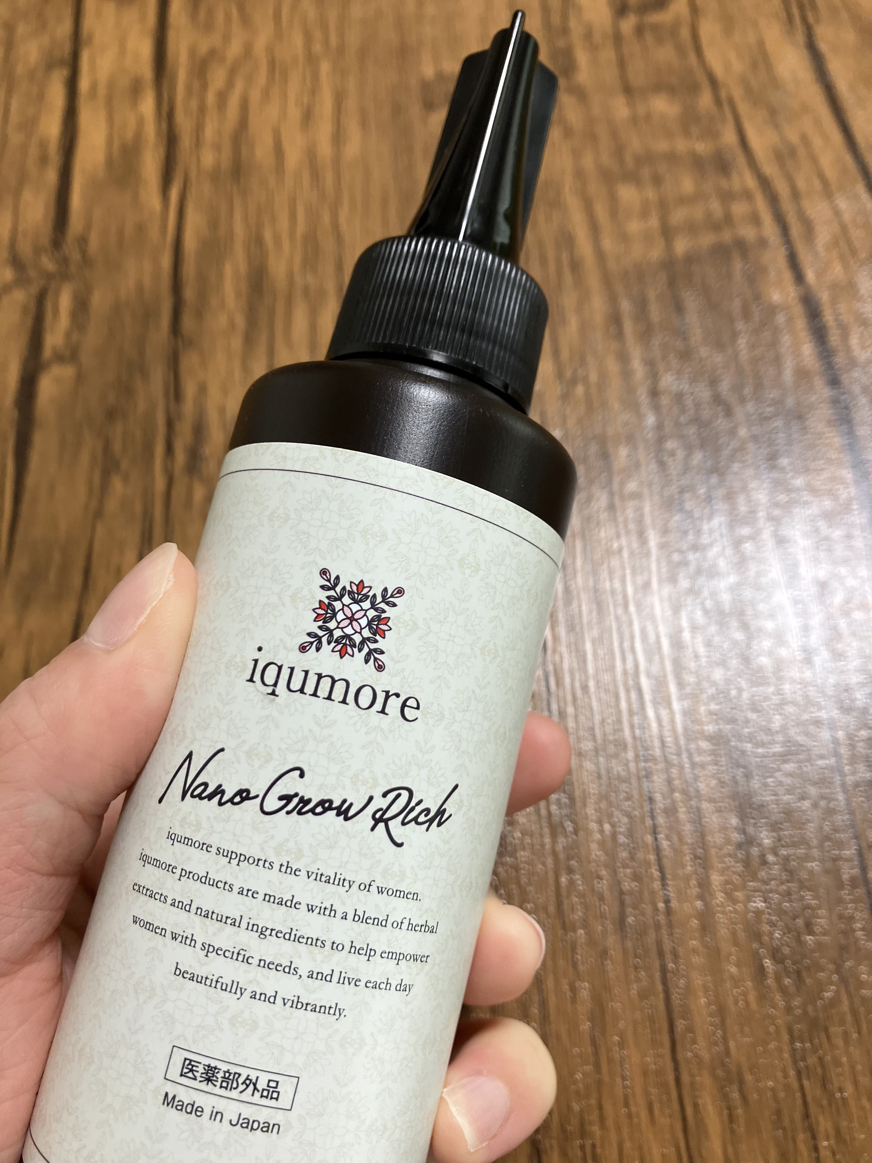ナノグロウリッチ/iqumore/頭皮ローションを使ったクチコミ（1枚目）