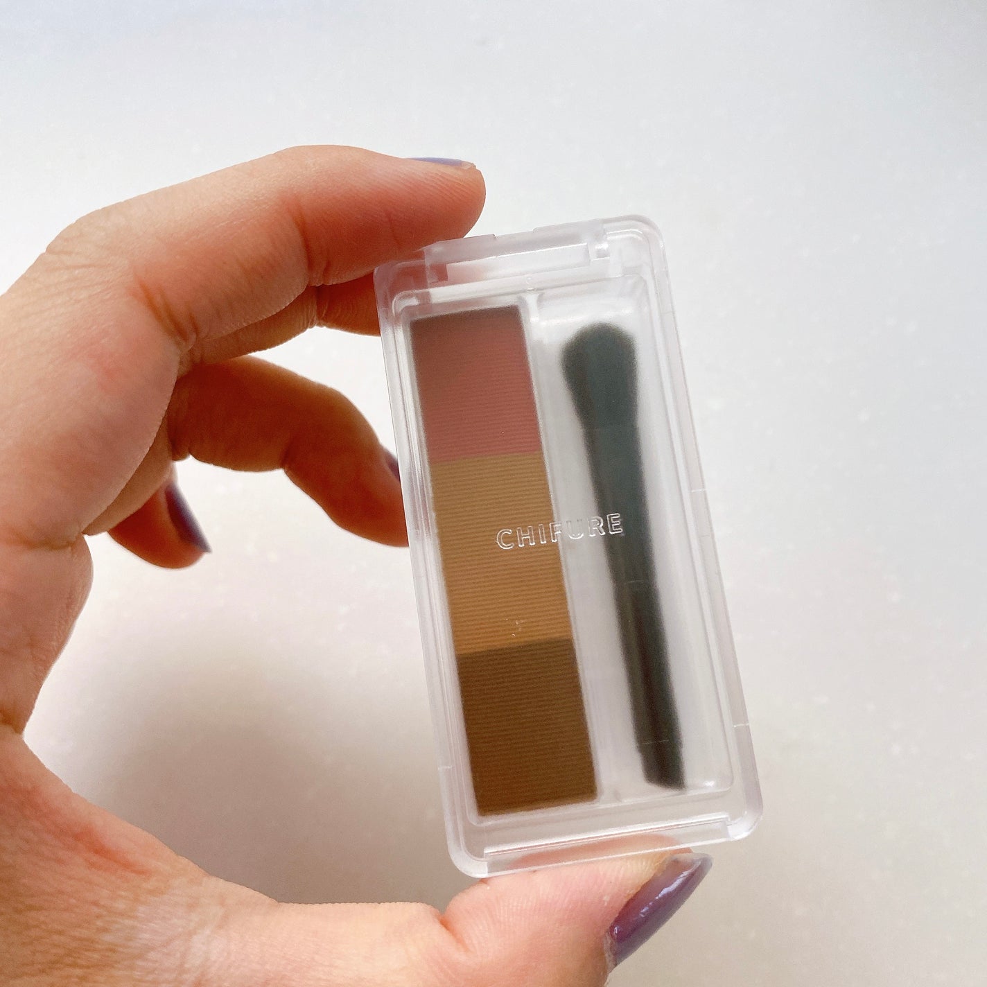 アイブロー パウダー/ちふれ/パウダーアイブロウを使ったクチコミ(6枚目)