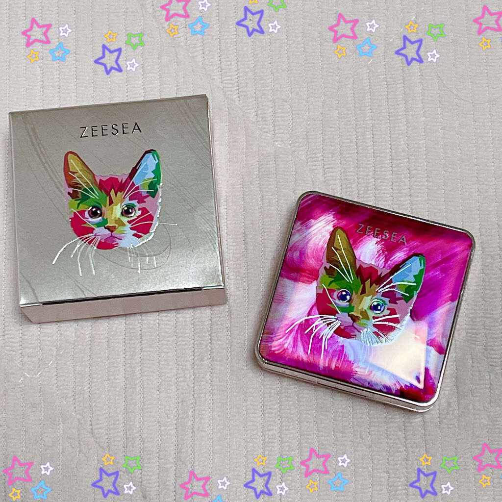 アニマルアイシャドウ(4シェード) 02 ローズ/ZEESEA/アイシャドウパレットを使ったクチコミ（1枚目）