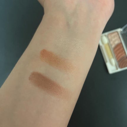 トーンアップアイシャドウ/CEZANNE/アイシャドウパレットを使ったクチコミ(3枚目)