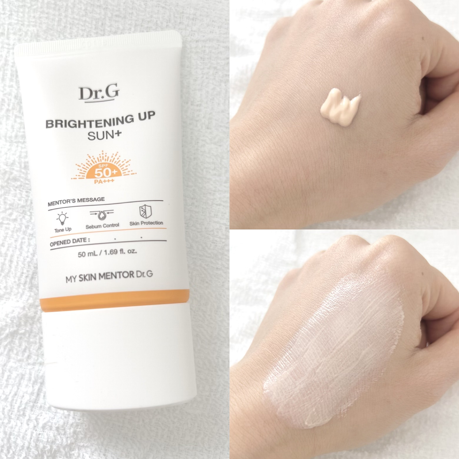 ブライトニングアップサンプラス/Dr.G/日焼け止めクリームを使ったクチコミ（2枚目）