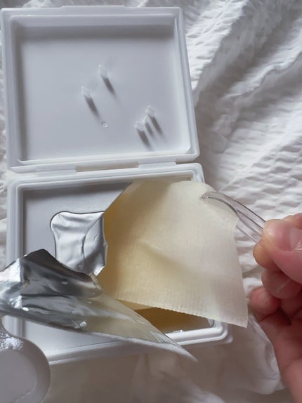 5番 白玉グルタチオンCフィルムパッド/numbuzin/トナーパッドを使ったクチコミ(5枚目)