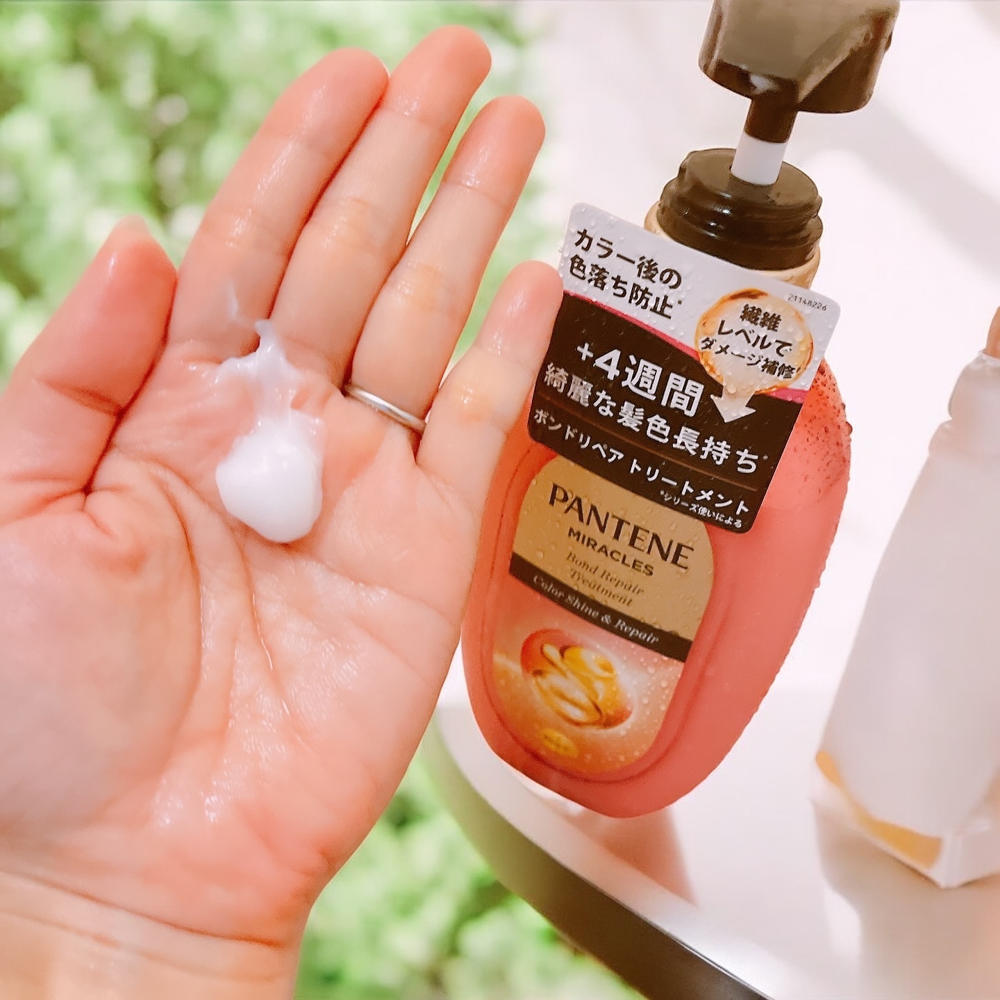 ボンドリペアシリーズ  カラーシャイン＆リペア  ヘアマスク/パンテーン/ヘアマスク・ヘアパックを使ったクチコミ（3枚目）