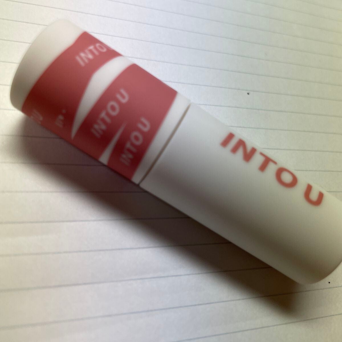 スーパーマットリップ&チークマッド/INTO U/口紅を使ったクチコミ(1枚目)