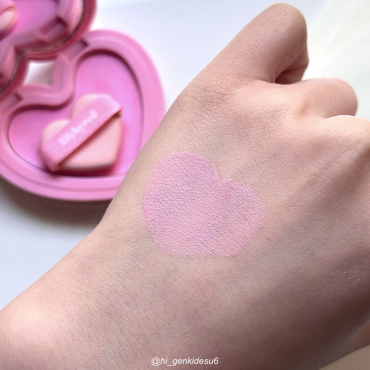 ラヴ ビーム チークバーム 02 イノセントピンク/lilybyred/ジェル・クリームチークを使ったクチコミ（1枚目）