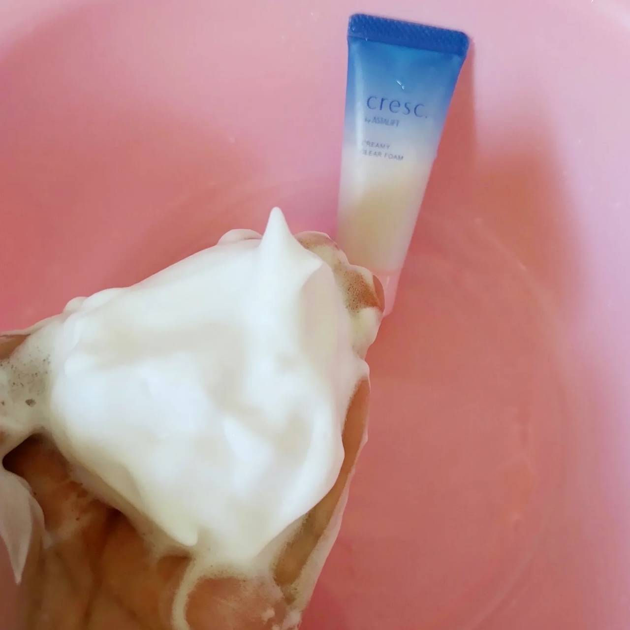 クリーミー クリアフォーム/cresc. by ASTALIFT/洗顔フォームを使ったクチコミ（3枚目）