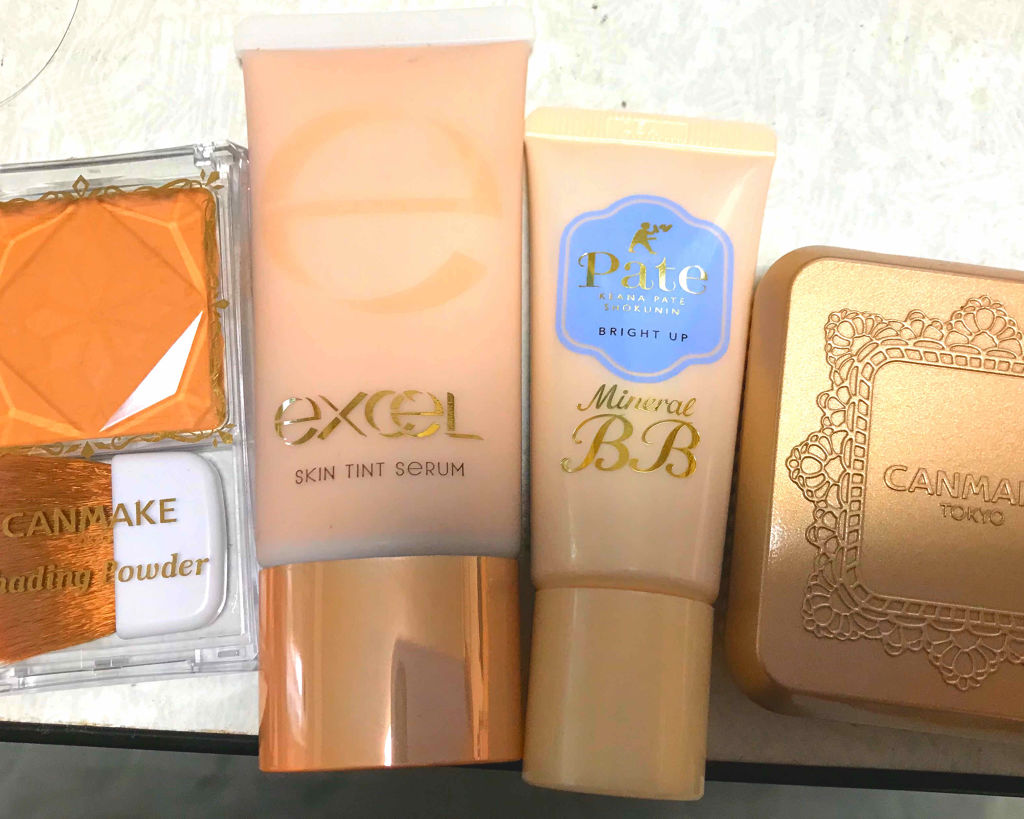 スキンティントセラム/excel/リキッドファンデーションを使ったクチコミ（1枚目）