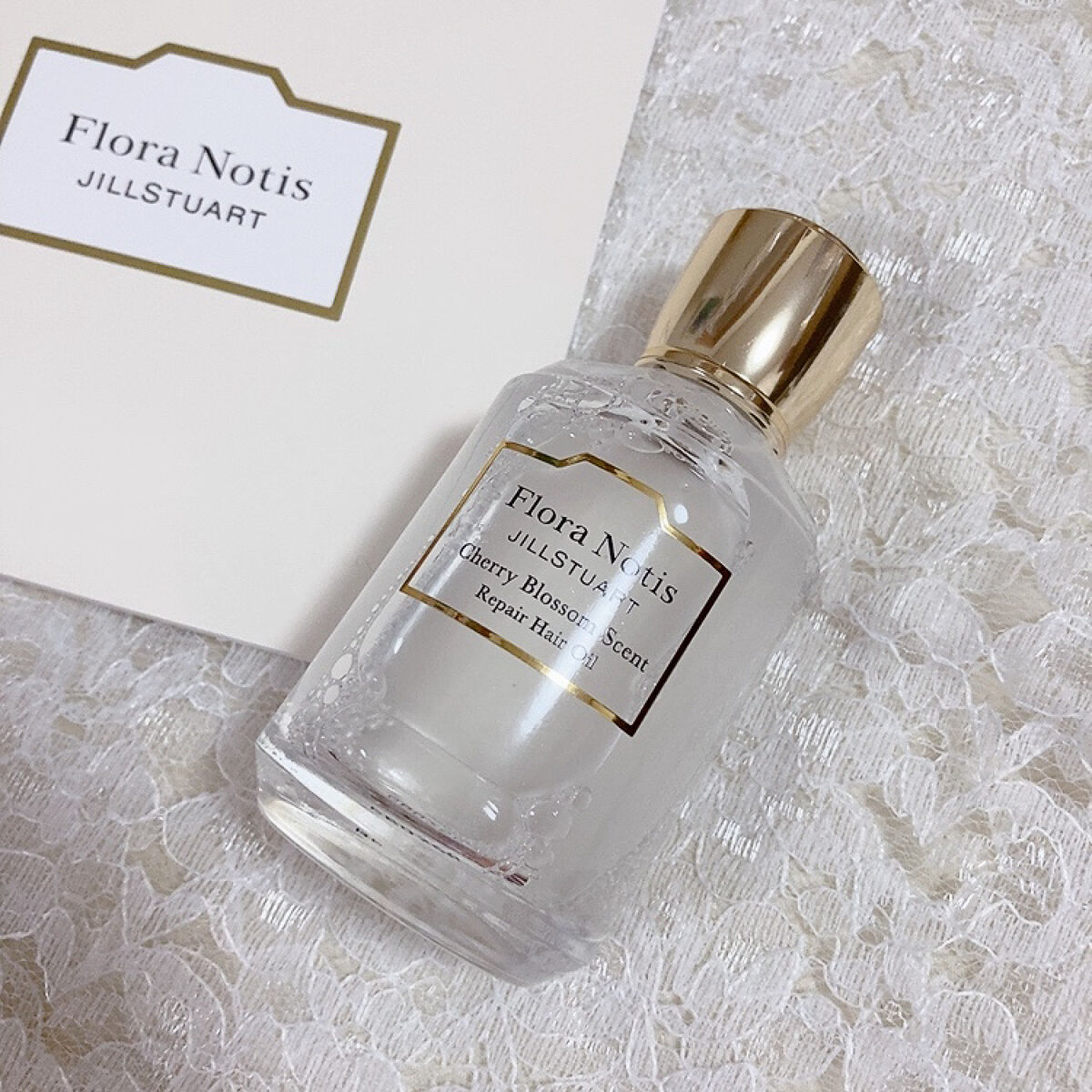 チェリーブロッサム　リペアヘアオイル/Flora Notis JILL STUART/ヘアオイルを使ったクチコミ（1枚目）