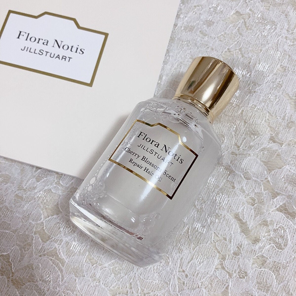 チェリーブロッサム リペアヘアオイル/Flora Notis JILL STUART/ヘアオイルを使ったクチコミ(1枚目)