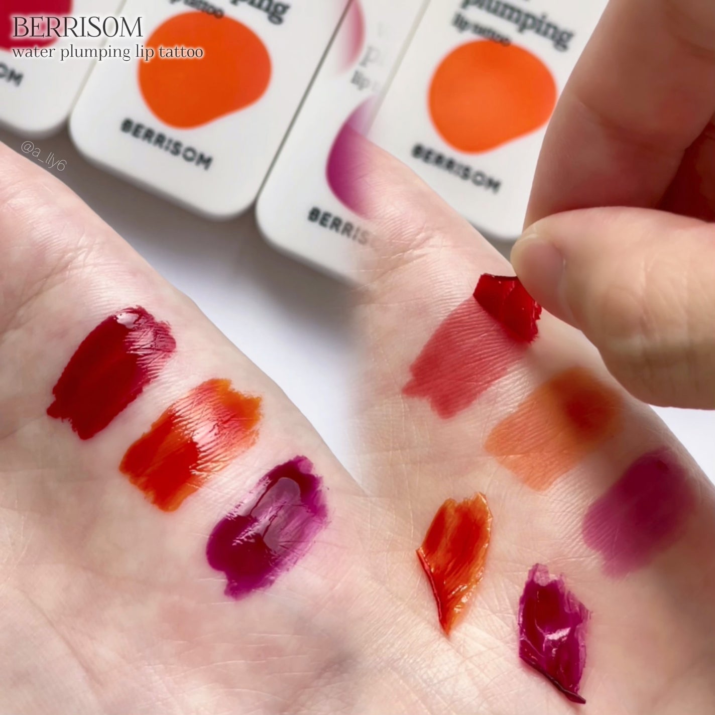 ウォータープランピング リップタトゥー/ベリサム/口紅を使ったクチコミ(3枚目)