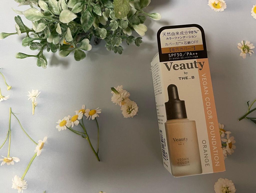 ヴィーガン カラーファンデーション/Veauty by THE_B/リキッドファンデーションを使ったクチコミ(1枚目)
