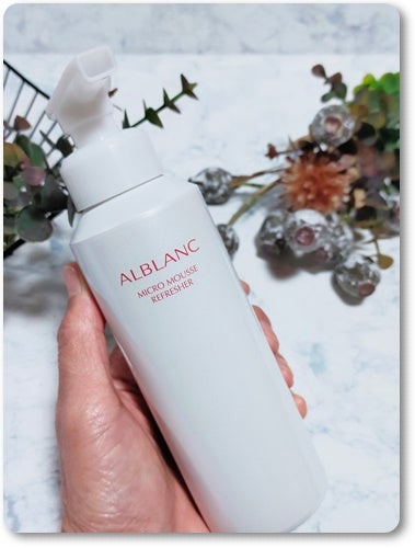 マイクロムース リフレッシャー/ALBLANC/泡洗顔を使ったクチコミ(2枚目)