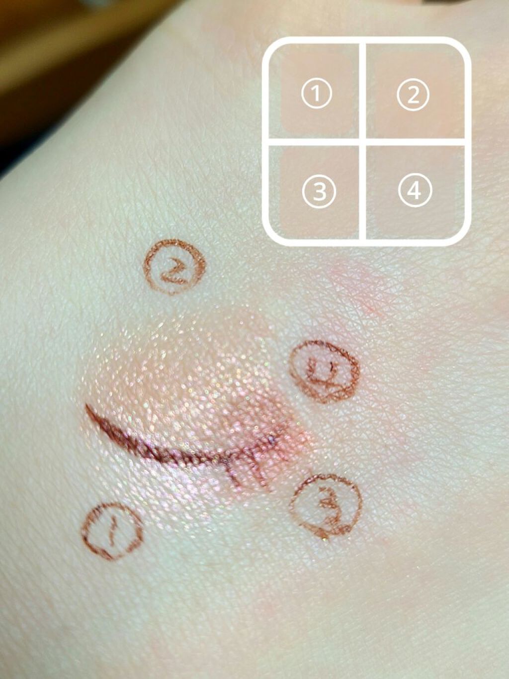 シルキースフレアイズ/キャンメイク/アイシャドウパレットを使ったクチコミ（2枚目）