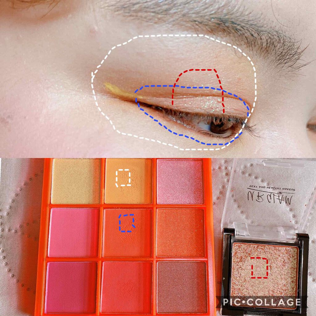 UR GLAM POWDER EYESHADOW/U R GLAM/単色アイシャドウを使ったクチコミ(3枚目)