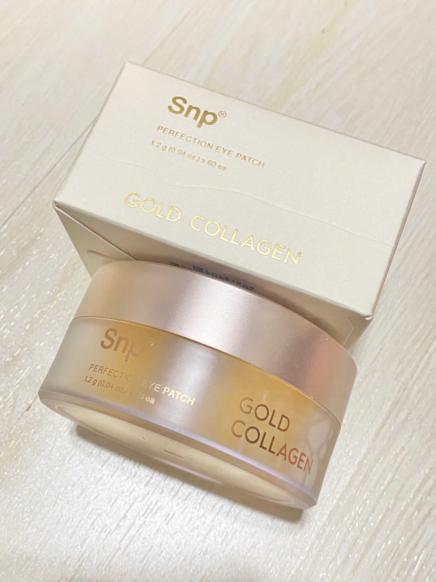 GOLD COLLAGEN DUAL EYE PATCH/SNP/アイケア・アイクリームを使ったクチコミ(6枚目)