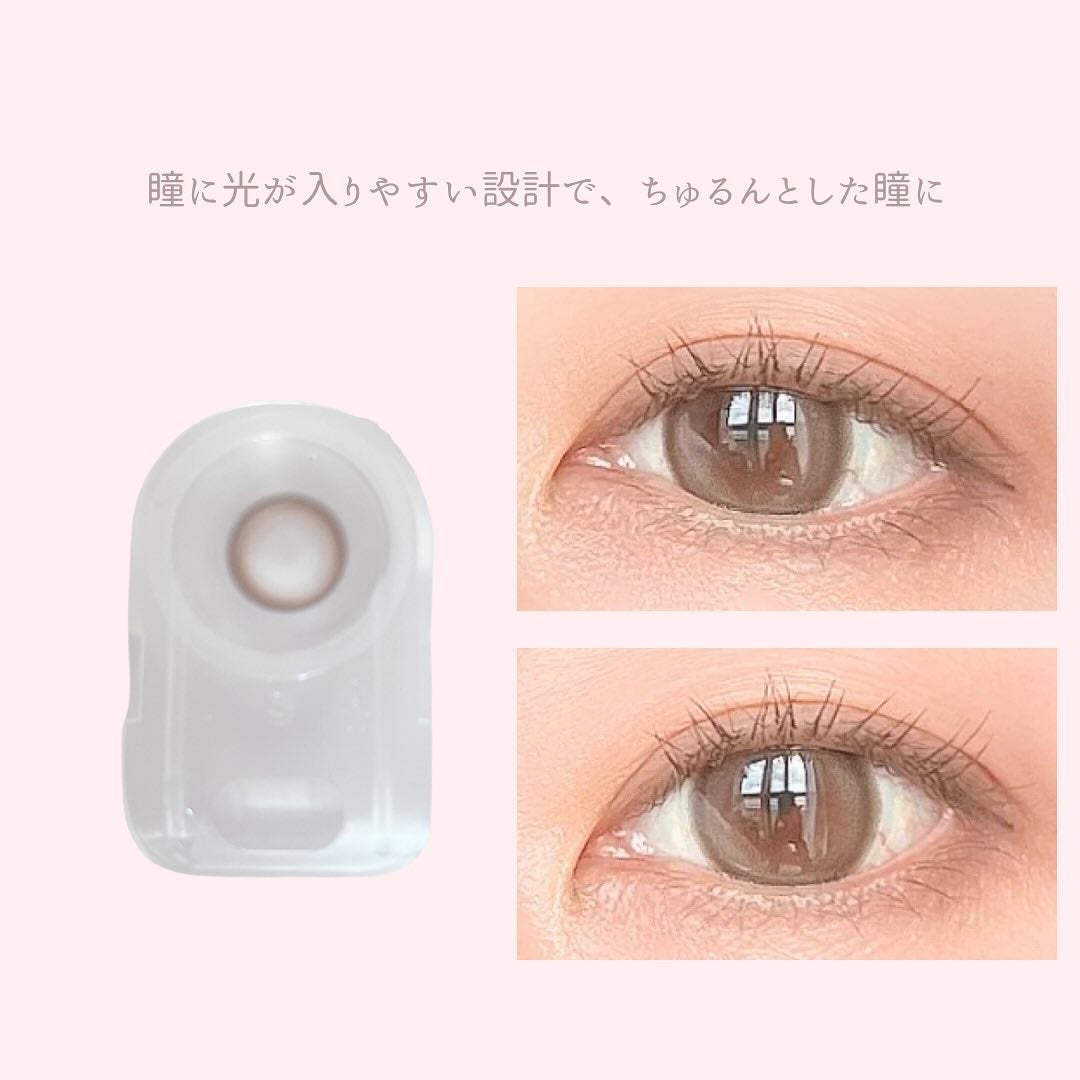 chiffon/meilly/ワンデー(1DAY)カラコンを使ったクチコミ(3枚目)