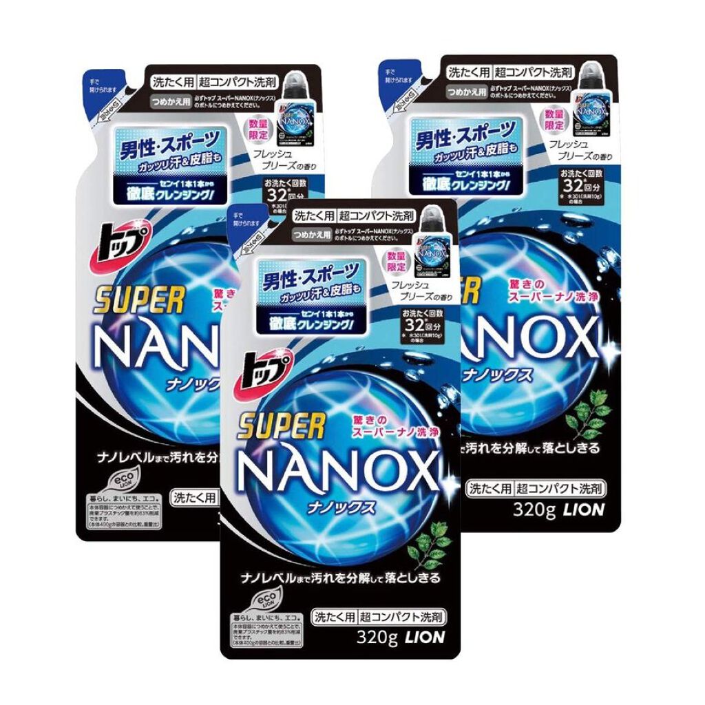 トップ スーパーNANOX for MEN フレッシュブリーズの香り つめかえ用