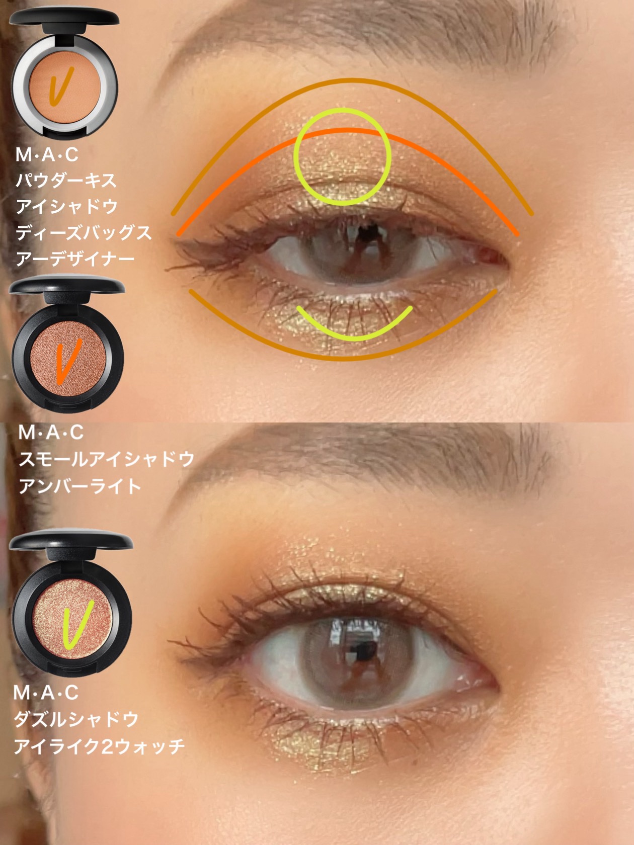 スモール アイシャドウ/M・A・C/単色アイシャドウを使ったクチコミ（3枚目）