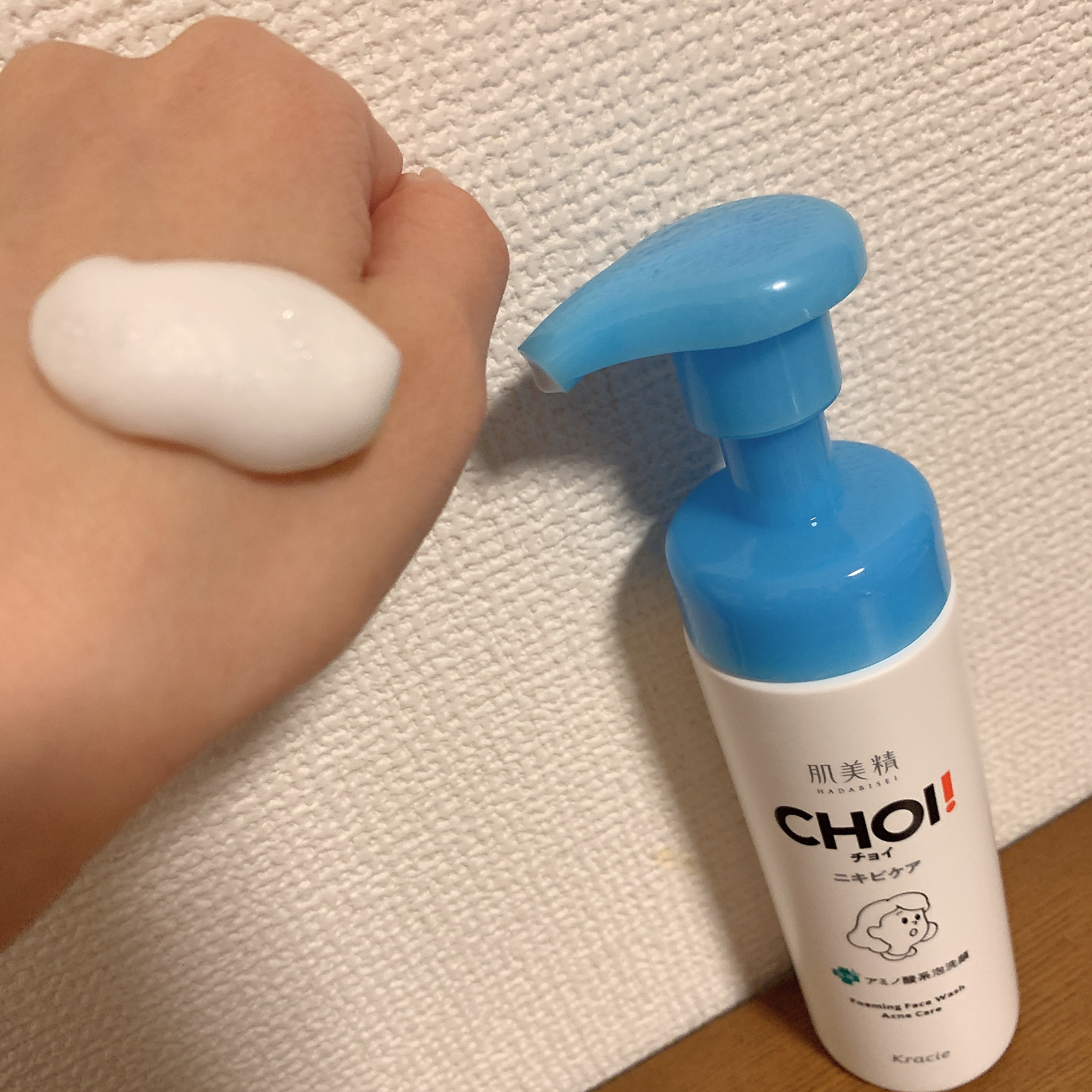 CHOI薬用泡洗顔 ニキビケア ［医薬部外品］/肌美精/泡洗顔を使ったクチコミ（3枚目）