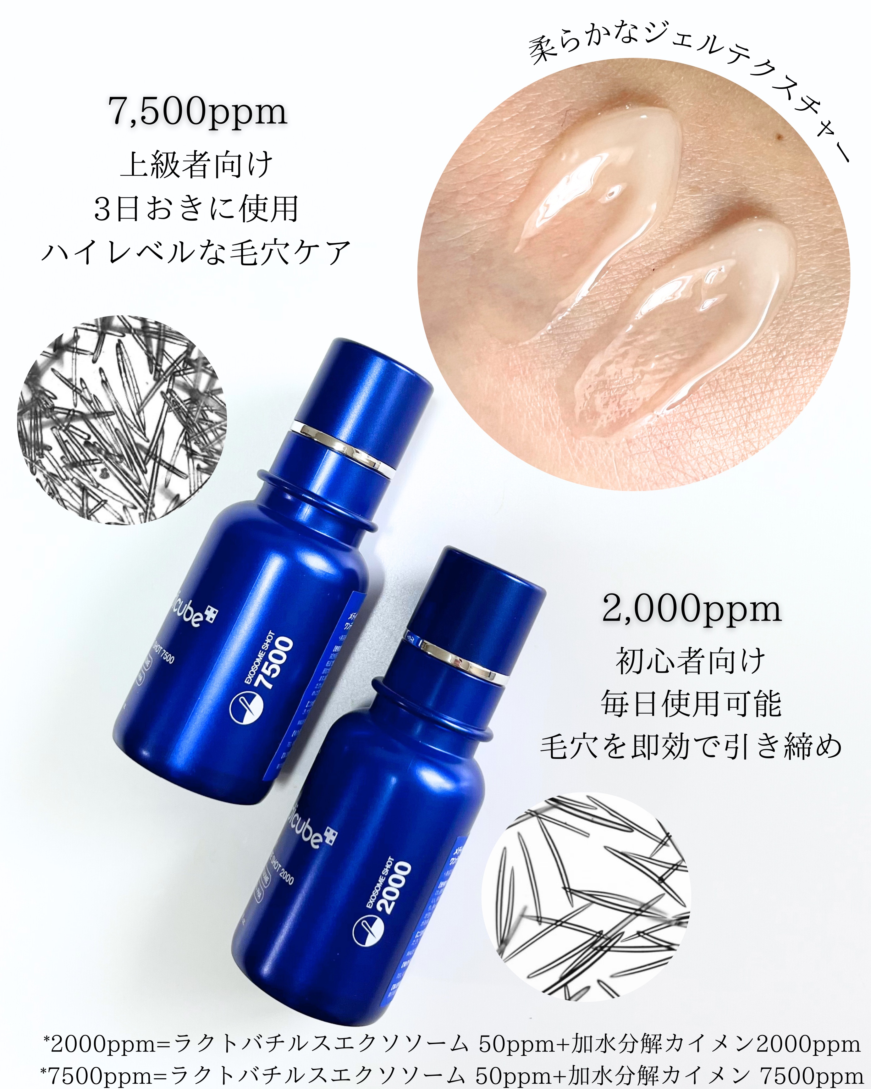 MEDICUBEのスキンケア・基礎化粧品 ゼロ毛穴パッド 2.0他、2商品を使っ