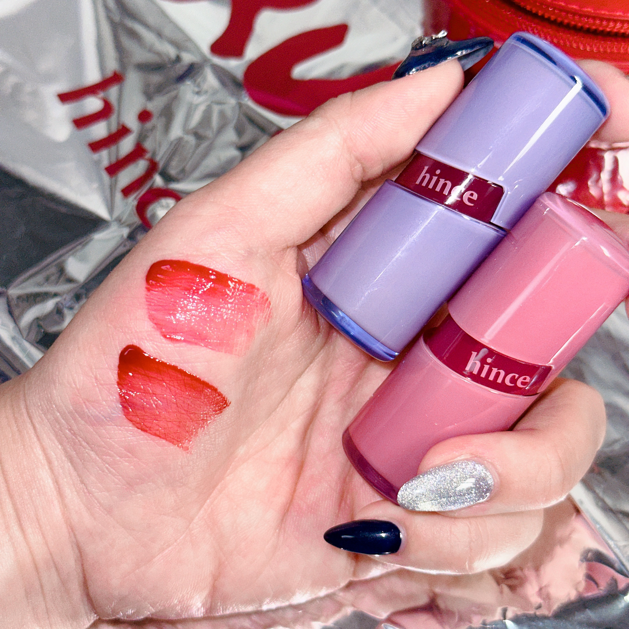 ロウグロウジェルティント/hince/リップティントを使ったクチコミ（3枚目）