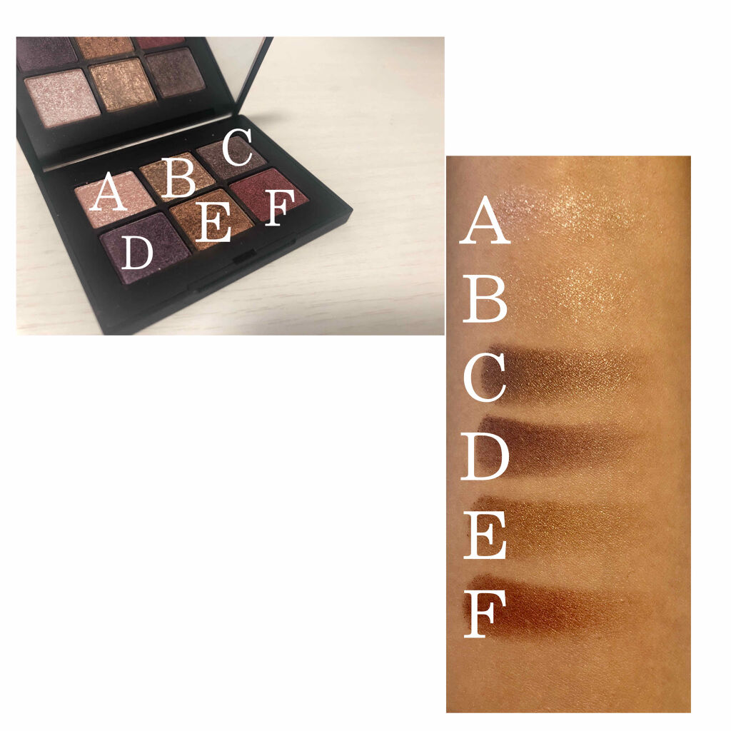 ヴォワヤジュールアイシャドウパレット/NARS/アイシャドウパレットを使ったクチコミ（2枚目）