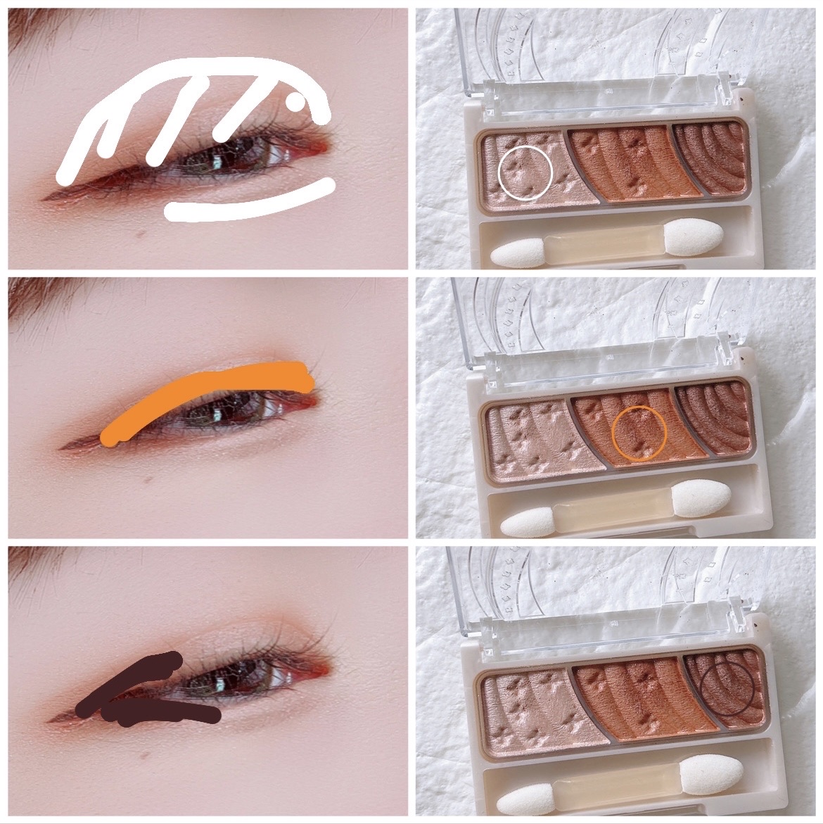 トーンアップアイシャドウ/CEZANNE/アイシャドウパレットを使ったクチコミ（2枚目）