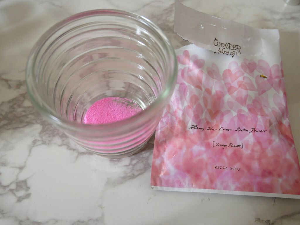 ワンダーハニー とろとろふんわりクリームバス /VECUA Honey/炭酸系入浴剤を使ったクチコミ（2枚目）