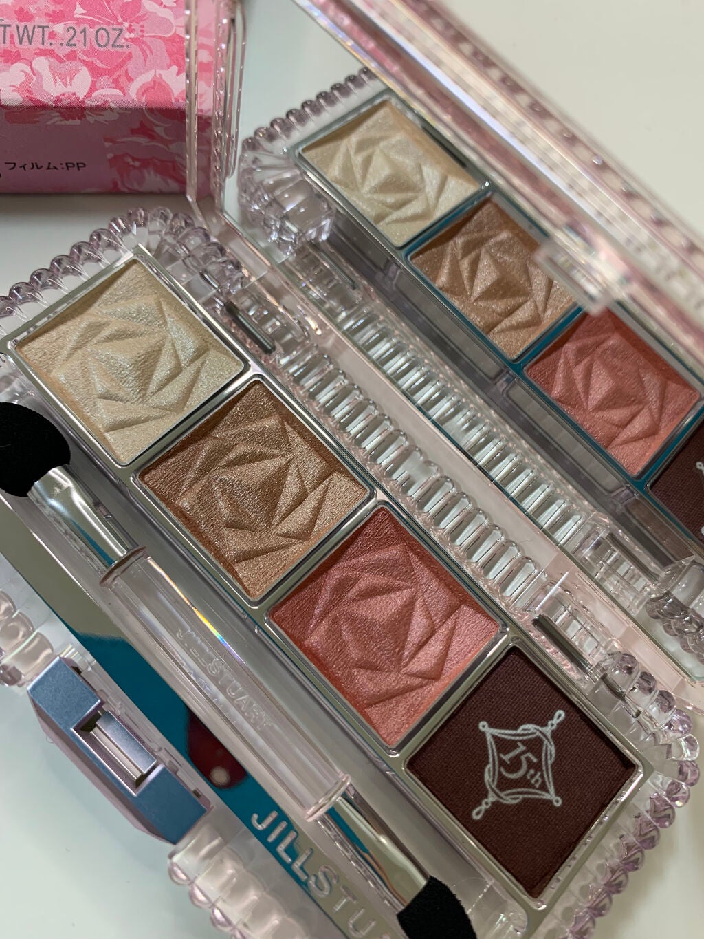 リボンクチュール アイズ/JILL STUART/アイシャドウパレットを使ったクチコミ(3枚目)