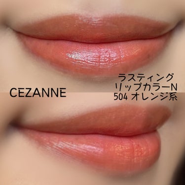 ラスティング リップカラーN/CEZANNE/口紅を使ったクチコミ（2枚目）