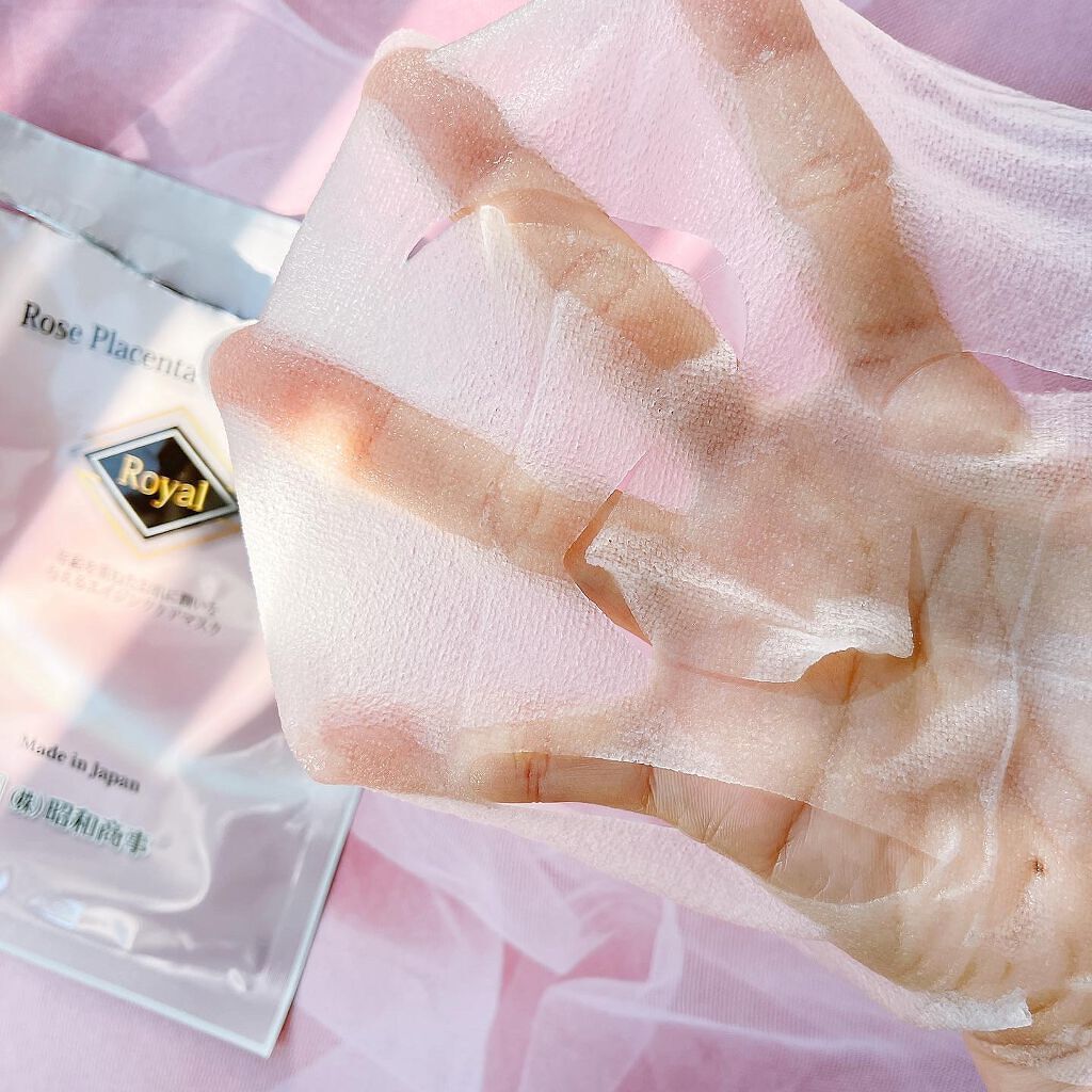 Royal Facial Mask ローヤル シートマスク トライアルセット 5枚/昭和商事/シートマスク・パックを使ったクチコミ（3枚目）