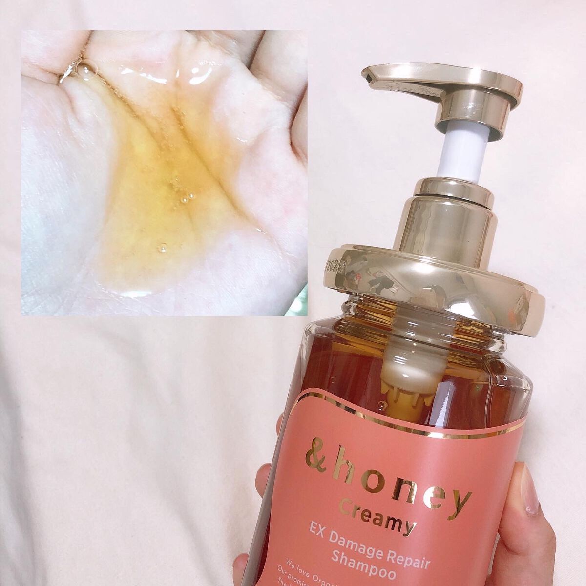 Creamy EXダメージリペアシャンプー1.0/ヘアトリートメント2.0/&honey/市販シャンプーを使ったクチコミ（2枚目）