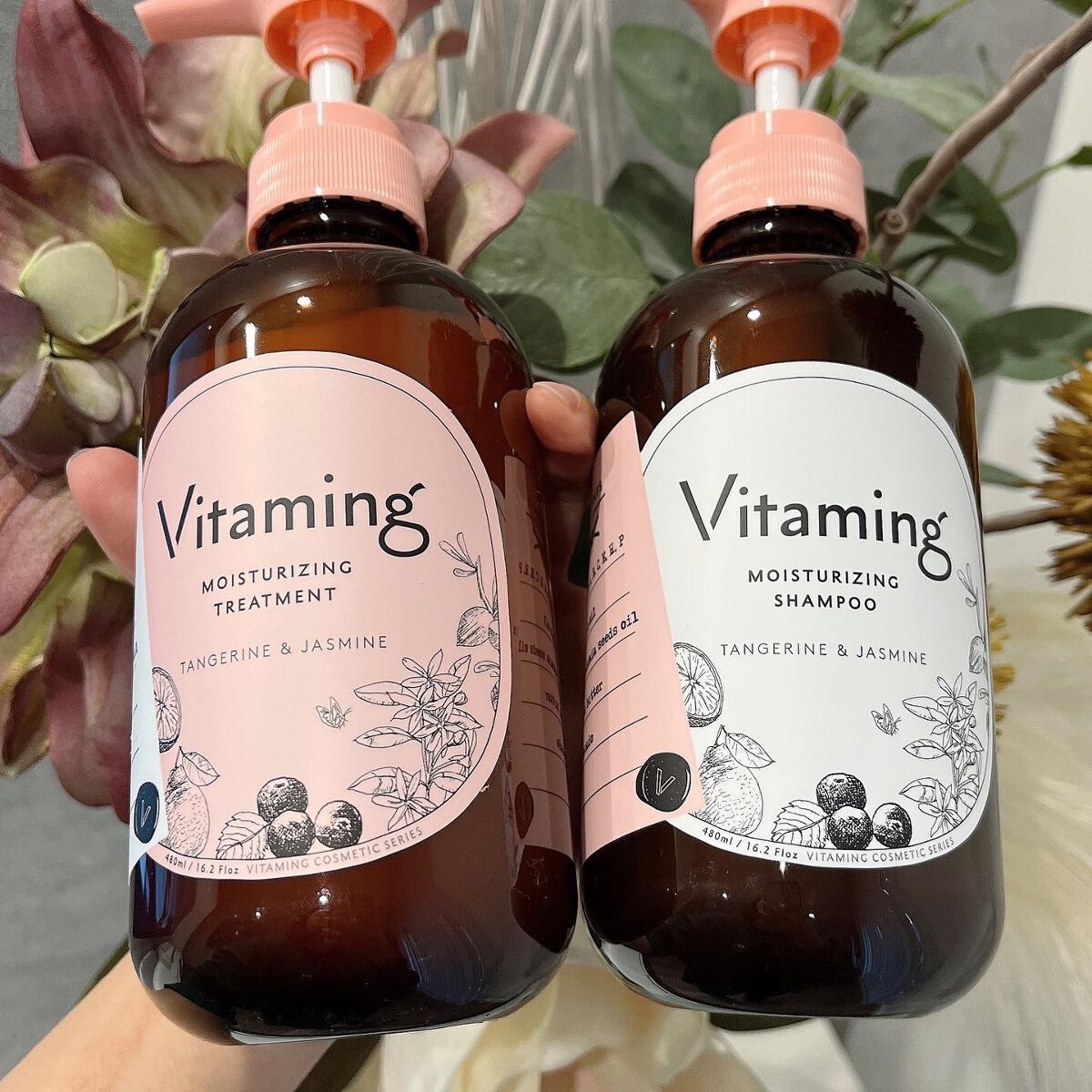 モイストシャンプー/トリートメント(タンジェリン＆ジャスミンの香り)/Vitaming/市販シャンプーを使ったクチコミ（2枚目）